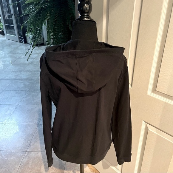 NWOT~Ralph Lauren-Women’s Full Zip Jacket-Hoodie-Size LP~Black~Cotton - Picture 3 of 7